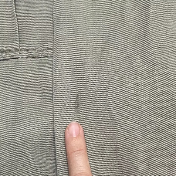 Rails Maverick Utility Jacket Womens S Linen Blend Button Down Sage Green Coat - Picture 11 of 11